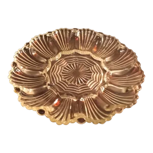 1980s Anchor Hocking Devilled Eggs or Oyster Platter