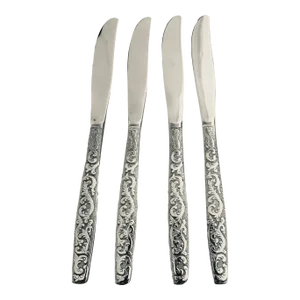Vintage Americana Golden Heritage Stainless Steel Dinner Knives S-4
