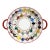 Vintage Richard Ginori for Gio Ponti Equestrian Jockey Silks Bowl W/Handles For Sale