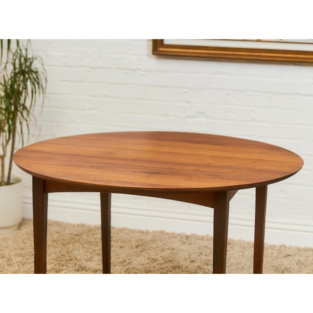 1960’s Vintage Solid Wood Dining Table For Sale - Image 10 of 12