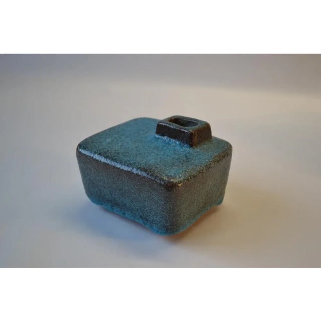 Block Vases in Purple and Turquoise Ceramic from Groeneveldt, 1960s, Set of 6 For Sale - Image 9 of 13