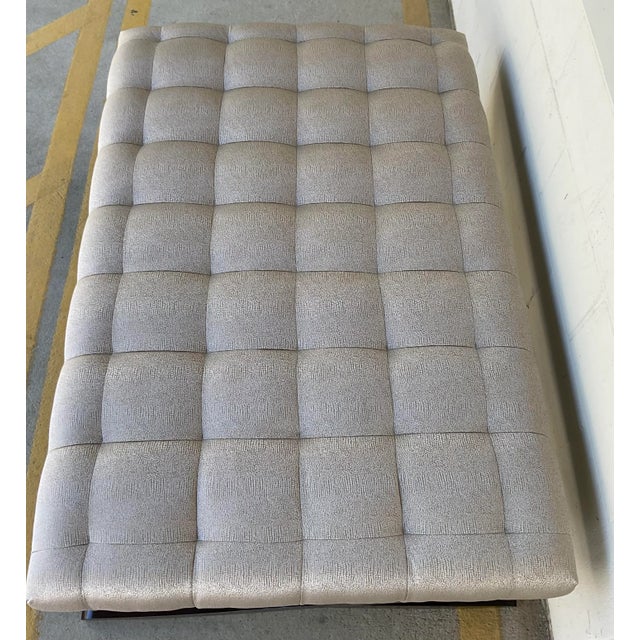 Christoper Guy Custom French Connection Tufted Cocktail Ottoman For Sale In Atlanta - Image 6 of 7