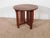 Kimball Antique Style Mission Prairie Arts & Crafts Oak Round Occasional Table For Sale - Image 10 of 18