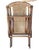 French Cruise Liner Deck of Lounge Chair of Teak and Cane For Sale - Image 13 of 14
