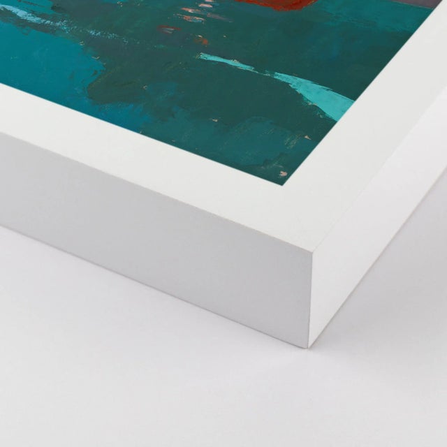 DESCRIPTION: Solo Float by Caitlin Winner in White Frame, XS Art Print SPECIFICATIONS: Type: Framed Paper. Framed Size...