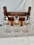 Early 20th Century English Oak Three Decanter Tantalus For Sale - Image 10 of 12