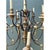 Mid-Century Modern Vintage Gilt Wood and Metal Twelve-Light Chandelier For Sale - Image 3 of 12