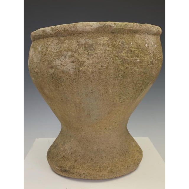 Early 18th Century Primitive Hand-Carved York Stone Garden Planter by Unknown for Unknown, 1750 For Sale - Image 3 of 14