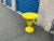 Modern Mid Century Style End Table -Canary Yellow For Sale - Image 4 of 8