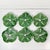 We love all Cabbage Ware dinnerware, but what we love most about this set of vintage dinner plates is the large leaf...