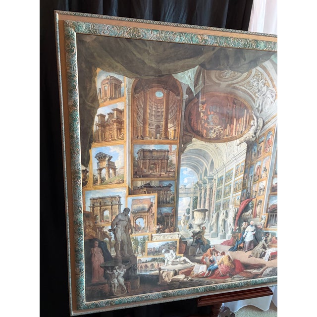 A breathtakingly large and immersive window into the ancient world. This impressive framed print of Giovanni Paolo...