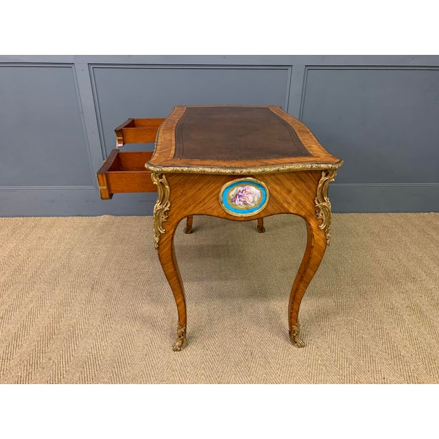 French Tulip Wood Desk, 1880 For Sale - Image 11 of 17