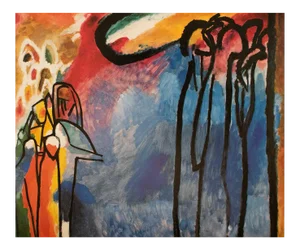 1990 After Wassily Kandisnsky "Improvisation 19", First Edition Abstract Poster