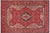 Shabby Chic Persian Tabriz Red/Blue Wool Rug - 7'3'' X 10'9'' For Sale - Image 9 of 10