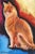 Art Deco Erik Freyman, Samali Cat, Watercolor With Pastel For Sale - Image 3 of 3