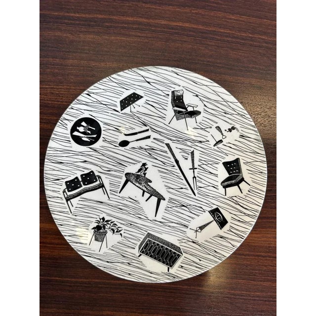 Mid-Century Dishes in Ceramic, 1950, Set of 2, in Very Good conditions. Designed 1950 to 1959