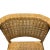 Tan Restored Modern 2-Strand Rattan Armchair Dining Chair W/ Wicker Seat, Set of 4 For Sale - Image 8 of 8