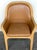 Mid 20th Century Pair of Karl Rausch for Baker "Linea Cara" Split-Reed Rattan & Leather Armchairs For Sale - Image 5 of 17