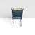 Sculptural Iron X-Frame Dining Chairs in Dark Green Leather – Set of 4 For Sale - Image 10 of 15