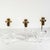 Acrylic and Brass Pretzel Candleholder, 1960s For Sale - Image 3 of 5