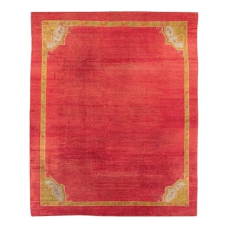 Galerie Shabab Collection Early 20th Century Turkish Oushak Room Size Carpet For Sale