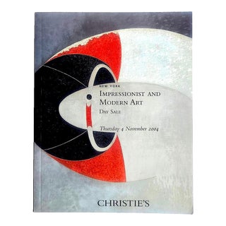 Christie's New York Catalog Impressionist and Modern Art Day Sale - 4 November 2004 For Sale