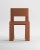 Modern Raw Chair in Burnt Orange Bouclé from Collector For Sale - Image 4 of 6