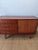 A modernist, long chest of drawers from the 1970s. A simple, minimalist chest of drawers. Original condition, unrestored,...