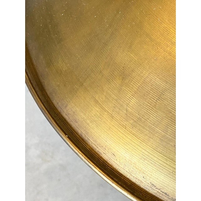 Brown Vintage Brass Pendant Light, 1970s For Sale - Image 8 of 10