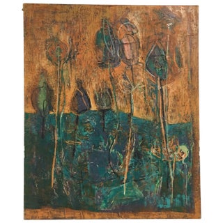 Sara Brion "Waiting" Original Abstract Art For Sale