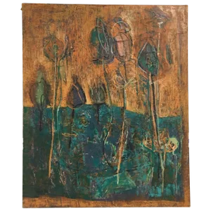 Sara Brion "Waiting" Original Abstract Art