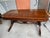 Antique Leather Top Federal Style Mahogany Hollywood Regency Coffee Table For Sale - Image 12 of 12
