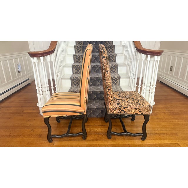 1970s Set of 8 Vintage 1970s Trauvailles Inc. Dining Chairs – Sculptural Frames, Ideal for Reupholstery For Sale - Image 5 of 14