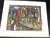 Paper Commedia Dell'Arte Signed Limited Edition Serigraph by Marius Sznajderman, 1983 For Sale - Image 7 of 15