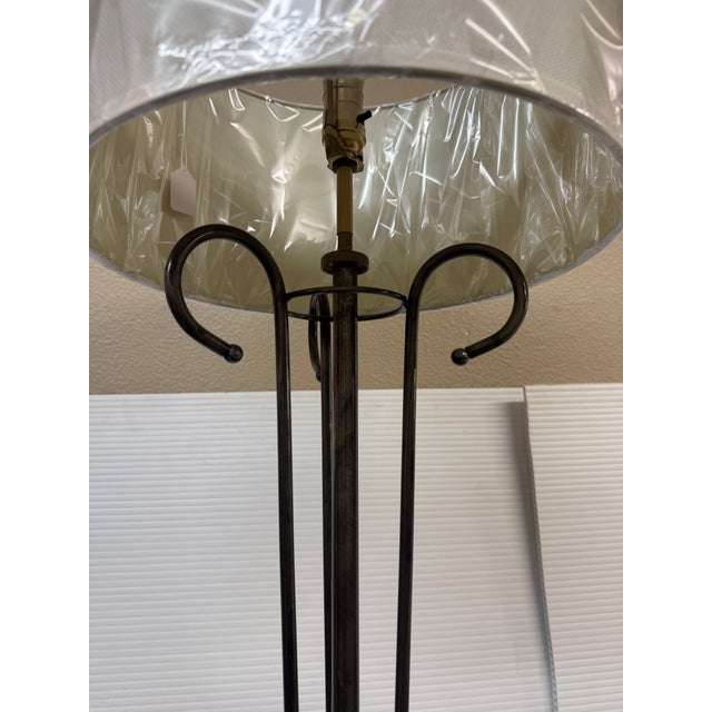 Iron Scroll Floor Lamp For Sale - Image 10 of 12