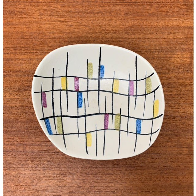 West German Mosaic Pottery Bowl, 1960s For Sale - Image 15 of 17