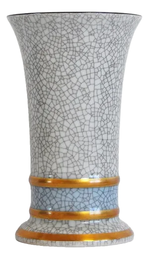 Crackle Glazed Vase from Royal Copenhagen, Denmark, 1964
