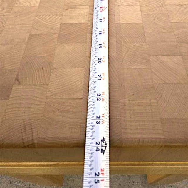 Le Gourmand Kitchen Island Butcher Block Table With Drawer and Pull Out Cutting Board For Sale - Image 14 of 14