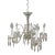 20th Century Traditional Crystal Chandelier-5 Arm For Sale
