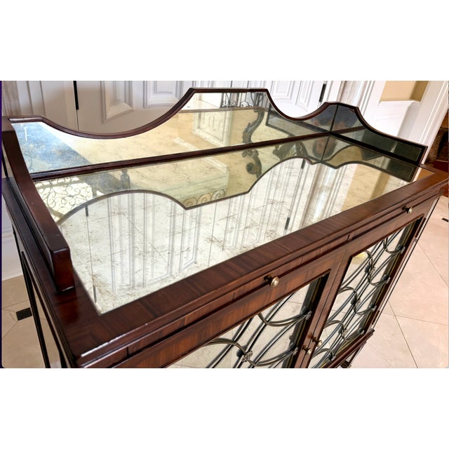 Wood John-RIchard Bar Cabinet For Sale - Image 7 of 18