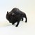 Rustic Carved Ironwood Buffalo For Sale - Image 3 of 9