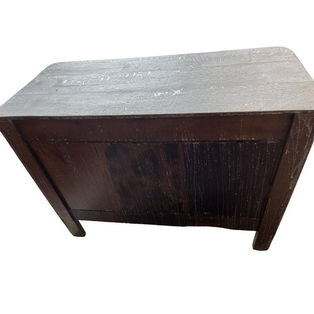 Louis XV French Chest of Drawers in Bleached Oak For Sale - Image 10 of 16