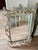 French Country Vintage Midcentury Painted Wall Mirror For Sale - Image 3 of 12