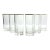Vintage Gold Rim Highball Tumbler Drinking Glasses - Set of 6 For Sale