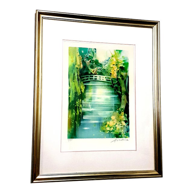 Camille Hilaire - Nature - Signed Original Lithograph 1970s For Sale