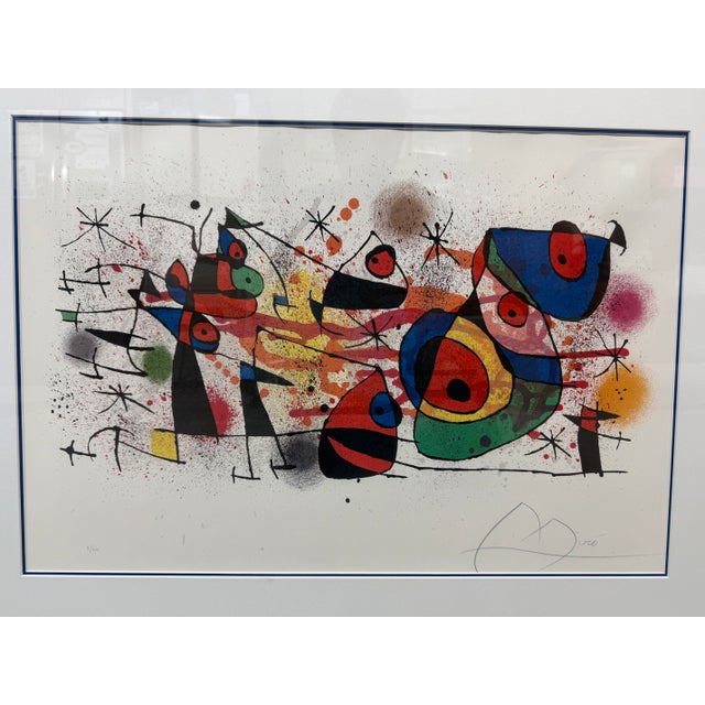 After Joan Miro Ceramiques Lmt. Ed. Lithograph, Facsimile Signature For Sale - Image 4 of 12