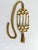 Vintage 1970s Brutalist Articulated Birdcage Tassel Pendant Necklace, Gold-Tone For Sale In New York - Image 6 of 15
