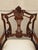 Wood Antique Victorian Carved Mahogany Inlaid Parlor Set Sofa and 4 Chairs - 5 PCS For Sale - Image 7 of 18