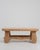 A compelling example of French Brutalist design from circa 1970, this substantial oak coffee table embodies the movement's...