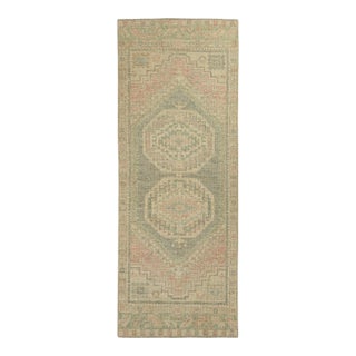Turkish Oushak Rug 2'10" x 7'7" #20248 For Sale